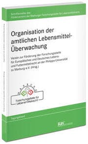 Cover von Organisation der amtlichen Lebensmittel-Überwachung