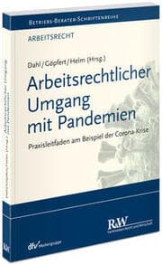 Cover von Arbeitsrechtlicher Umgang mit Pandemien