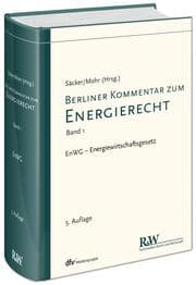Cover von Berliner Kommentar zum Energierecht, Band 1