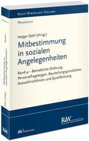 Cover von Mitbestimmung in sozialen Angelegenheiten 4