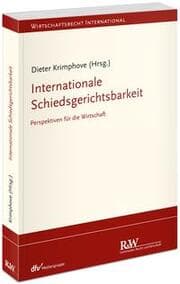 Cover von Internationale Schiedsgerichtsbarkeit
