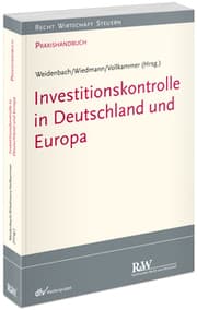 Cover von Investitionskontrolle in Deutschland und Europa