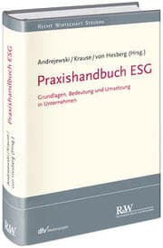 Cover von Praxishandbuch ESG
