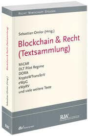 Cover von Blockchain & Recht (Textsammlung)