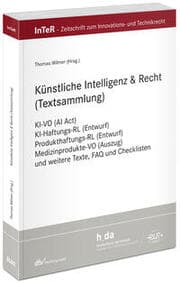 Cover von Künstliche Intelligenz & Recht (Textsammlung)
