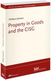 Cover von Property in Goods and the CISG
