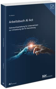 Cover von Arbeitsbuch AI Act