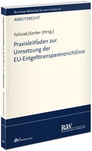 Cover von Praxisleitfaden zur Umsetzung der EU-Entgelttransparenzrichtlinie