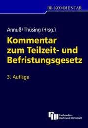 Cover von Kommentar zum Teilzeit- und Befristungsgesetz