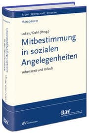 Cover von Mitbestimmung in sozialen Angelegenheiten, Band 1