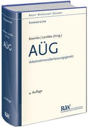 Cover von AÜG - Arbeitnehmerüberlassungsgesetz