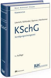 Cover von KSchG - Kündigungsschutzgesetz
