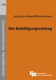 Cover von Der Beteiligungsvertrag