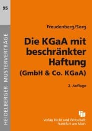Cover von Die KGaA mit beschränkter Haftung