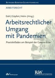 Cover von Arbeitsrechtlicher Umgang mit Pandemien