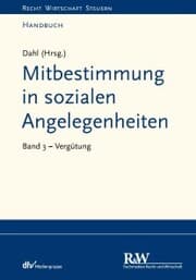 Cover von Mitbestimmung in sozialen Angelegenheiten, Band 3