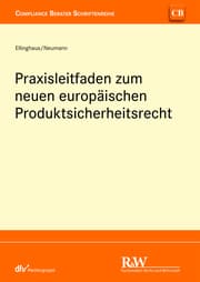 Cover von Praxisleitfaden zum neuen europäischen Produktsicherheitsrecht