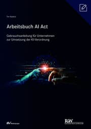 Cover von Arbeitsbuch AI Act