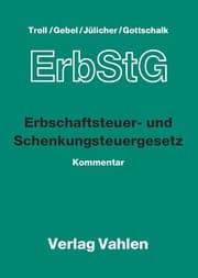 Cover von Erbschaftsteuer- und Schenkungsteuergesetz/ErbStG