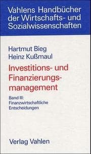 Cover von Investitions- und Finanzierungsmanagement III
