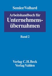 Cover von Arbeitshandbuch für Unternehmensübernahmen Bd. 2: Das neue Übernahmerecht