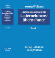 Cover von Arbeitshandbuch für Unternehmensübernahmen Bd. 1: Unternehmensübernahme, Vorbereitung, Durchführung, Folgen, Ausgewählte Drittländer