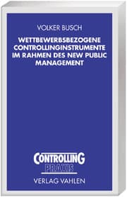Cover von Wettbewerbsbezogene Controllinginstrumente im Rahmen des New Public Management