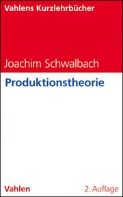 Cover von Produktionstheorie
