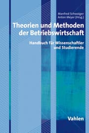 Cover von Theorien und Methoden der Betriebswirtschaft
