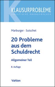 Cover von 20 Probleme aus dem Schuldrecht Allgemeiner Teil