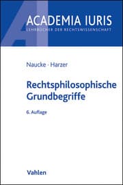 Cover von Rechtsphilosophische Grundbegriffe
