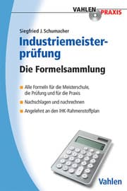 Cover von Industriemeisterprüfung - Die Formelsammlung