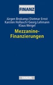 Cover von Mezzanine-Finanzierungen