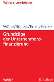 Cover von Grundzüge der Unternehmensfinanzierung