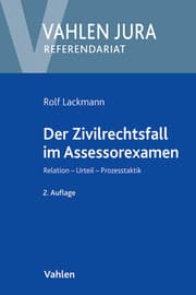 Cover von Der Zivilrechtsfall im Assessorexamen