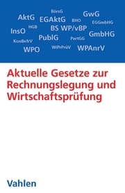 Cover von Aktuelle Gesetze zur Rechnungslegung und Wirtschaftsprüfung