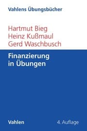 Cover von Finanzierung in Übungen