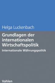 Cover von Grundlagen der internationalen Wirtschaftspolitik
