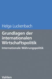 Cover von Grundlagen der internationalen Wirtschaftspolitik