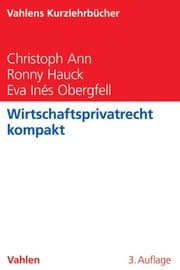 Cover von Wirtschaftsprivatrecht kompakt