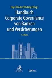 Cover von Handbuch Corporate Governance von Banken und Versicherungen