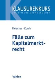 Cover von Fälle zum Kapitalmarktrecht