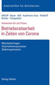 Cover von Betriebsratsarbeit in Zeiten von Corona