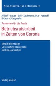 Cover von Betriebsratsarbeit in Zeiten von Corona