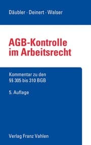 Cover von AGB-Kontrolle im Arbeitsrecht