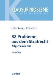 Cover von 32 Probleme aus dem Strafrecht