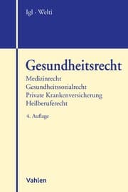 Cover von Gesundheitsrecht