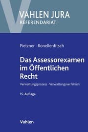 Cover von Das Assessorexamen im Öffentlichen Recht