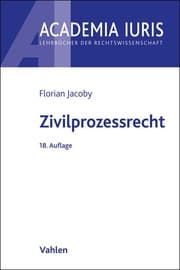 Cover von Zivilprozessrecht