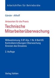 Cover von Technische Mitarbeiterüberwachung